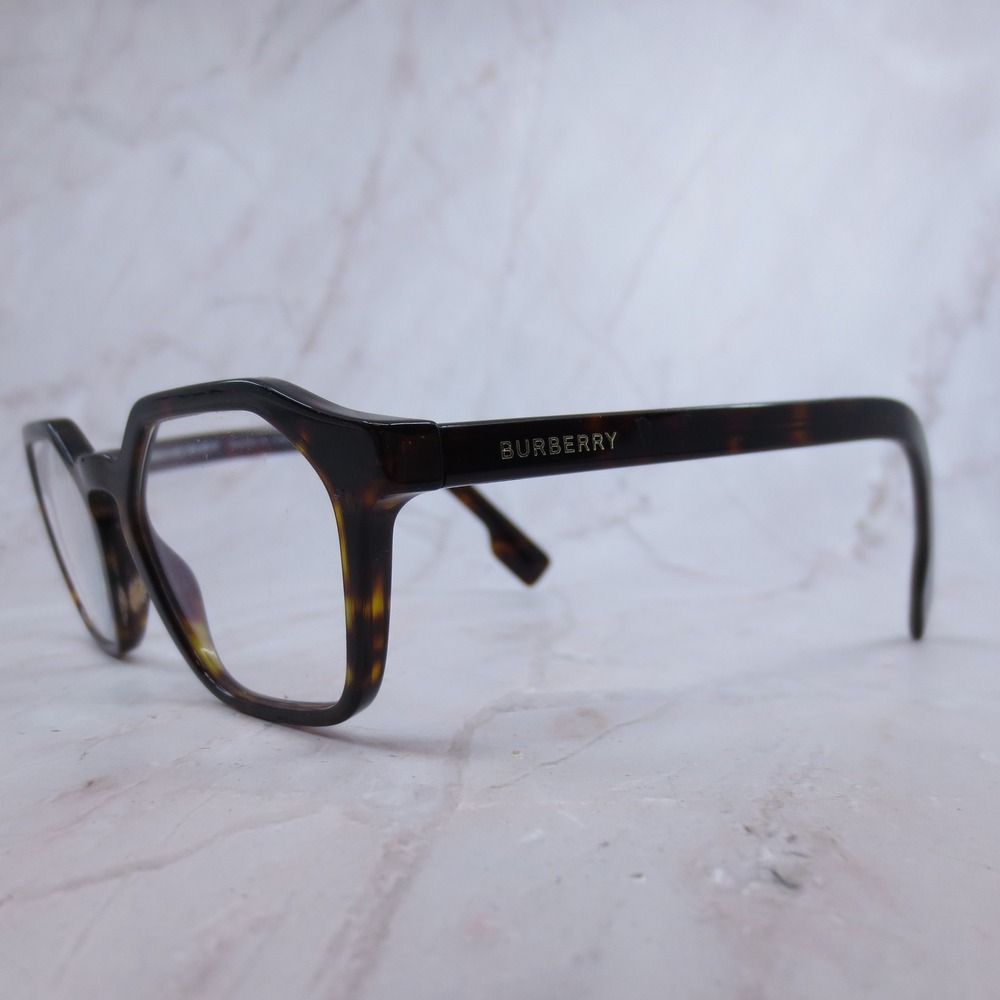Burberry B 2294 3002 Dark Tortoise Geometric Eyeglass Frames Womens  49-18-140 - Picture 4 of 7